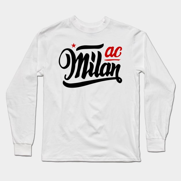 WE ARE MILAN Long Sleeve T-Shirt by lounesartdessin